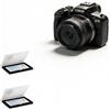 JJC (2 Pack) Pellicola Proteggi Schermo in Vetro Temperato per Canon V1, EOS R8, R50, M200, G7X Mark III, Rebel T8i/Kiss X10i Fotocamera, Ultra Sottile, HD, Ad Alta Durezza, Infrangibile, Anti-bolle