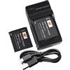 DSTE DE DSTE - Batteria agli ioni di litio e caricabatterie micro USB, compatibile con Samsung SLB-07A PL150 PL151 ST45 ST50 ST500 ST550 ST560 ST600 TL100 come fotocamera Samsung SLB-07 SLB-07B SLB-07EP