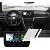 BIXUAN 10 Pollici Pellicola Protettiva compatibile con Seat Leon MK4 5F KL ST FR/Cupra Formentor 2020-2022 2023 Navi Film,Trasparente 9H Vetro Temperato Protettiva GPS Navigatore