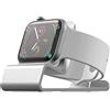 CQ Supporto Caricatore per Apple Watch, Alluminio Stazioni di Ricarica per Apple Watch Series 8, Series SE2, 7, 6, SE, 5, 4, 3, 2, 1, iWatch 45mm, 41mm 44mm, 42mm, 40mm, 38mm - Stand Notturno