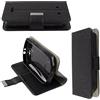 caseroxx Custodia libro per Unihertz Titan Pocket, in finta pelle nero, con chiusura magnetica e supporto interno