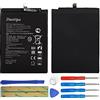 Duotipa Batteria di ricambio HB386590ECW compatibile con Honor 8X Nova 5T YAL-L21 AL-L71A batteria con attrezzi
