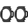 WIIKAI 2 Pack Cover Morbide Compatibile con Amazfit T-Rex 3 Custodia Schermo Protettiva Case(nero)