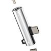 HOYULLI Adattatore Jack USB C(2 in 1) 3,5 mm Auricolare Cavo a per Apple iPhone 16 15 Pro Max AUXiliaire DAC Audio Cuffie Presa Connettore Tipo C Caricabatterie AUX Auricolare per IPad Compatibile con Samsung