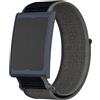 GIOPUEY Cinturini Compatibile con Amazfit Helio Strap, Cinturino in Morbido Nylon Intrecciato [Unisex] [Traspirante] - Black/Grey
