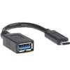 TECHGEAR Cavo adattatore OTG USB 3.1 tipo C, compatibile con Samsung Note 20 Ultra S21 S20 FE S22 S10 Lite S9 S8, Note 10 20, A21s A20e A22 A32 A12 A13 A53 A52 USB C a USB femmina Host Adapter