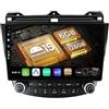 BXLIYER [6GB+128GB] Android 15 IPS Autoradio Per Honda Accord 7th (2002-2007) - Senza fili CarPlay/Android Auto - LED Camera + MIC - DAB Fast-boot Volante 360-Camera WIFI DSP - 2 Din 10.1 Pollici