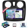 podofo 【6G+128G 8-Core】Autoradio Podofo 9 Bluetooth per Dacia SANDERO II B52 2012-2019 Carplay Android Auto Wireless, WiFi GPS Navi HIFI/RDS/FM DSP, Android 13 radio 2 din con telecamera AHD