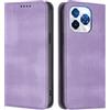 FANFO Custodia per Oukitel C65 / C65 Pro Cover, [Chiusura Magnetica] Anticaduta e Antimpronta, Cover in Pelle PU Stile Portafoglio Folio. Purple