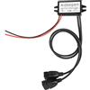 Aideepen Convertitore di Tensione DC-DC da 12V a 5V 3A 15W, Regolatore di Tensione Aideepen 8-20V Convertitore Step-Down, Convertitore Buck con Due Porte USB (Due porte USB)