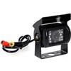 KACEPAR Telecamera di retromarcia per auto, 9 V-36 V, HD, telecamera CCD impermeabile per camion, rimorchi, autobus, con 18 LED a infrarossi, visione notturna, telecamera di retromarcia facile da