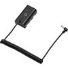 HangTon DC Barrel a NP-F970 F750 F550 fittizio alimentazione a batteria per monitor Sony Atomos Shinobi Shogun Inferno Ninja, luce LED