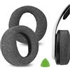 Geekria Comfort Linen - Cuscinetti auricolari di ricambio per cuffie wireless Sony PlayStation 5, PS5 PULSE 3D, parti di riparazione (grigio)