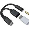 Kefiany Adattatore USB C a 3.5mm Cuffie Audio per Apple iPhone 15 compatibile per Samsung S24 Type-C Ricarica Auricolari Cavo Splitter Microfono Accessori Sdoppiatore Headphone Doppio Convertitore Aux tp-hjfx
