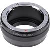 Hersmay C/Y-NEX - Anello adattatore per obiettivo Contax/Yashica adatto fotocamera per Sony E Mount NEX 7 NEX-6 NEX-5N NEX-5 NEX-C3 NEX-3 A7 I II III IV A7S A7RIII A7SIII A9 A6500 A6300 A6000 A5100