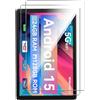 zZjoOoj 2 pellicole protettive per Whitedeer Whec107bk (10 pollici, modello 2025), durezza 9H, antigraffio, anti-olio, anti-bolle