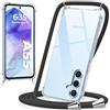 caslord Trasparente Cover con Cordino per Samsung Galaxy A55