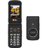 Generico Cellulare Flip 4G per Anziani, Volume Alto, Compatibile Apparecchi Acustici M3 T3, Grande Display, Tasti Grandi, Pulsante SOS, Batteria Lunga Durata, Impermeabile Antiurto Militare IP68, Dumb Phone