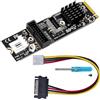 CY Scheda 5Gbps Type-E USB 3.1 Presa Pannello Frontale USB 2.0 a NVME NGFF M-Key Express Card Adattatore per Scheda Madre