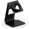 KUTEWEU Uomini Donne Supporto per Google Pixel Watch Smartwatch, Supporto Orologio in Metallo Stazioni di Ricarica Dock, Notturno Stand Dock Gestione Cavi Compatibile con Google Pixel Watch (Black)