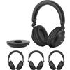 SIMOLIO Cuffie Bluetooth per tv Senza Fili con Suono Chiaro e Forte - Cuffie Wireless per Ascolto di Gruppo, per Feste, Silent Disco, Chiese, TV a bassa latenza - Ricaricabili Più Cuffie