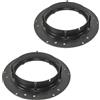 tomzz Audio 2857-068 Staffe di adattamento degli anelli degli altoparlanti compatibili con VW Golf T5 T6 Tiguan Touran per altoparlanti DIN da 165 mm