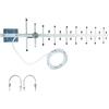 Maswell Antenna direzionale Yagi ad alto guadagno 5G/4G - 12dBi, 700-4000MHz | Antenna esterna per router e gateway GSM LTE 4G 5G | per T-Mobile Home Internet, Verizon, AT&T | Cavo SMA da 5 m
