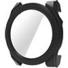 zZjoOoj Case for Garmin Fenix 8 43mm Protective Case with Screen Protector Hard PC Scratch-Resistant Ultra Thin Case，Black