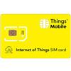 Things Mobile Scheda SIM per INTERNET DI OGGETTI - Things Mobile - copertura globale, rete multi-operatore GSM/2G/3G/4G LTE, senza costi fissi, senza scadenza con tariffe competitive. 10 € di credito incluso
