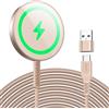 ESR Mini Chargeur sans Fil HaloLock, Chargeur Compatible avec MagSafe, Chargeur Compatible avec Les Séries iPhone 17/17e/16/15/14/13/12, Galaxy S26 Series, Fixation Magnétique Puissante,Titane désert