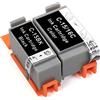 ESMONLINE Set di 2 cartucce compatibili per Canon BCI-15 BCI-16 C-15 Bubble Jet I70 I80 Pixma IP90 IP90V MINI220 Selphy DS700 DS810