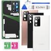 Eonpam Scocca Vetro Posteriore Sostituzione per Samsung Galaxy Note 20 Ultra SM-N985 / N986 Originale Coperchio Copribatteria con Vetro Fotocamera+Ricambio Kit(Bianco)