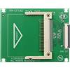 POFET Scheda adattatore interfaccia disco rigido da CF a ZIF/CE a 40 pin, scheda di memoria CF flash per computer da 1,8 pollici a adattatore HDD SSD CE/ZIF con 2 cavi