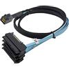 xiwai Mini SAS SFF-8643 interno ospita a 4 SAS 29Pin SFF-8482 Target Disk 6Gbps Data Server Raid Cable