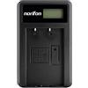 Norifon BLS-1 LCD USB Caricatore per Olympus E-400, E-420, E-450, E-600, E-620, E-M10, E-P1, E-P2, E-P3, E-PL1, E-PL2, E-PL3, E-PL5, E-PL6, E-PL7, E-PM1, E-PM2, Stylus 1, 1s Fotocamera e Altro