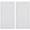 Vikye Filtro Antipolvere per Case PC Fai-da-te da 140 X 280 Mm, [2 pacchi] Copertura Filtro Antipolvere Magnetico in PVC, Ventola PC Filtro Antipolvere per PC Case del PC (WHITE)