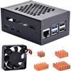 GeeekPi Custodia in metallo per Raspberry Pi 5