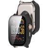 Tyogeephy Cover Compatibile con Realme Watch 5 custodia con vetro temperato,custodia rigida in PC pellicola protettiva HD custodia protettiva antiurto per watch 5 custodia uomo donna