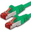 1aTTack.de 1x 0,25 m - Cavo patch di rete Cat 6 Cat6 RJ45 SFTP - verde