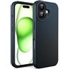 N NEWTOP Custodia Cover Compatibile per iPhone 16, ORI CASE TPU Silicone Semi Rigido Colori Fodera Interna Microfibra Morbida Protezione Anti Urto Tocco Liscio Setoso Guscio Resistente (Blu)