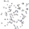 OnlyTech - Set di Tutte le viti interne di ricambio per iPhone 15 Plus (Vite inferiore Bianca)