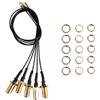 Fasizi 5 pezzi 20 cm/7,8 U.FL Mini PCI a inversione di polarità SMA Cavo antenna WiFi Cavo IPX a SMA femmina Cavo adattatore WiFi Antenna FPV Trasmettitore - Spirale esterna Foro interno