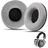 Moorle Cuscinetti auricolari di ricambio compatibili con BD DT 770/MMX 300/DT990 Pro, cuscinetti auricolari in over Ear, cuscinetti di ricambio compatibili con BD DT990/DT770 Pro, colore grigio