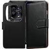 AQGGIIXY Cover per Ulefone Armor 28 Ultra (6.67), Custodia a Portafoglio, Custodia in pelle PU, Custodia protettiva foderata in silicone flip-top antigraffio per Ulefone Armor 28 Ultra - Black