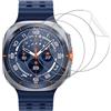 NUCNOK 3 Pezzi Pellicola Protettiva per Samsung Galaxy Watch 8 Classic 46mm (Non Vetro Temperato),HD Trasparente Hydrogel Flessibile Pellicola,Sensibile al Tatto,Senza Bolle,Antigraffio