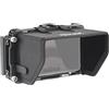 Nitze Cage for Atomos Ninja/Ninja Ultra/Ninja V/Ninja V+/ Zato Connect/Shinobi Monitor, Gabbia con Morsetto per Cavo HDMI e Paraluce - JT-A02B