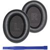 Adhiper Q10 Cuscinetti Auricolari Proteici in Pelle Cuscinetti per Cuffie con Cancellazione del Rumore Parti di Ricambio per Cuffie Compatibile con Anker Soundcore Life Q10 Cuffie (nero)
