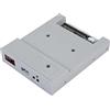 Qiilu SFR1M44-U100 3,5 Pollici 1.44MB Floppy Drive Emulatore USB SSD Plug And Play Emulatore USB Floppy Emulatore di unità Floppy Grande Simulatore per Tastiera Musicale Floppy All'emulatore USB