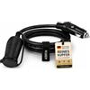 RGBer® 2M Prolunga Accendisigari, 12 V/24 V, presa accendisigari, prolunga accendisigari 12 V, fusibile 15 A, per frigo portatile elettrico, auto, camion