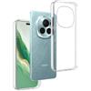 REY Cover in Gel TPU Trasparente per Honor Magic 6 PRO 5G, Ultra Sottile 0,33 mm, Morbido Flessibile, Custodia Silicone
